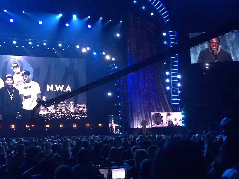 Jimmy’s view from the crowd (Photo: Jimmy Pardo)